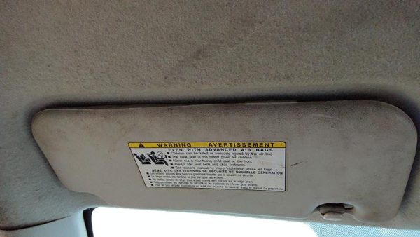 2009-2013 Toyota Corolla Driver Left Sun Visor Oem 7432002B10b0 — photo 2