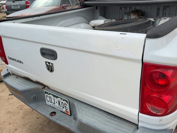 2006 Dodge Dakota Trunk/decklid/hatch/tailgate White PW7 — photo 1
