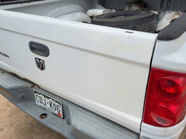 2006 Dodge Dakota Trunk/decklid/hatch/tailgate White PW7 — photo 6