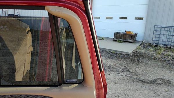 2000 Dodge Durango Passenger Right Rear Door Trim Panel With Switches Back Tan — photo 2