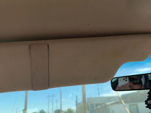1997-2003 Ford F150 Driver Left Sun Visor OEM Light Graphite F2 — photo 7
