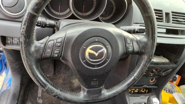2005 Mazda 3 Steering Wheel OEM BP5 Black BS3G664M0 — photo 3