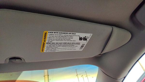 2006-2011 Buick Lucerne Passenger Right Sun Visor Oem Ebony 193 15780929 — photo 3