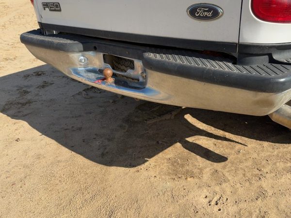 1997-2004 Ford F150 Chrome Rear Bumper With Mount Brackets Oem F85Z17906Daa — photo 1