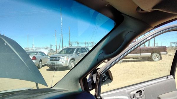 07 Caravan Passenger Right A Pillar Trim Windshield Post Panel Oem Slate Gray D5 — photo 1