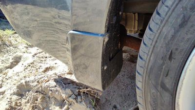 2008 Nissan Altima Quarter Panel Moulding RH K50 Dark Slate Rr Mud Guard