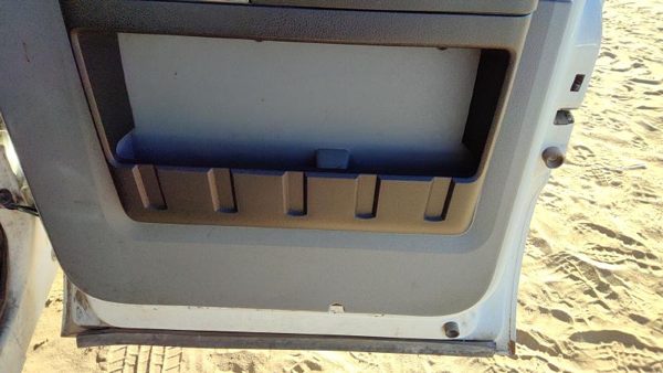 11-16 Ford F250 Passenger Right Rear Door Trim Panel With Switches Back Gray 3S — photo 6