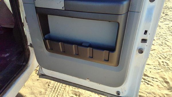 11-16 Ford F250 Passenger Right Rear Door Trim Panel With Switches Back Gray 3S — photo 7