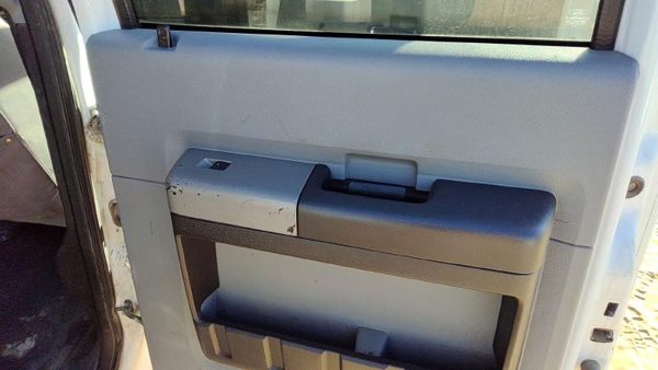 11-16 Ford F250 Passenger Right Rear Door Trim Panel With Switches Back Gray 3S — photo 3