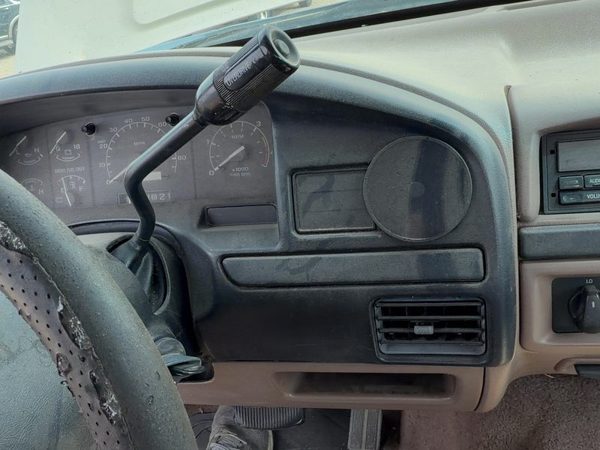 92-97 Ford F250 Trim Bezel Around Speedometer Oem Dash Surround Panel Brown Rk — photo 1