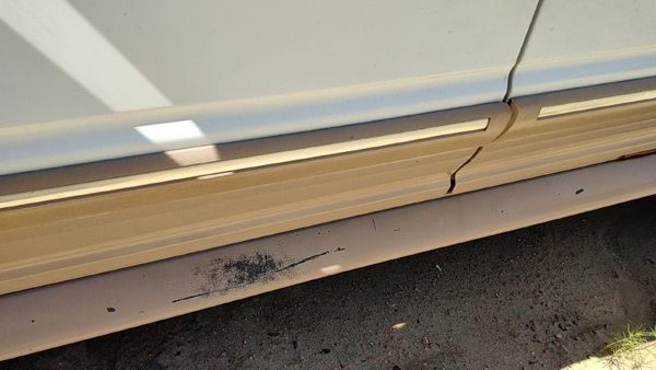 91-94 Ford Explorer Driver Left Front Moulding From Door Oem Trim Strip White — photo 7