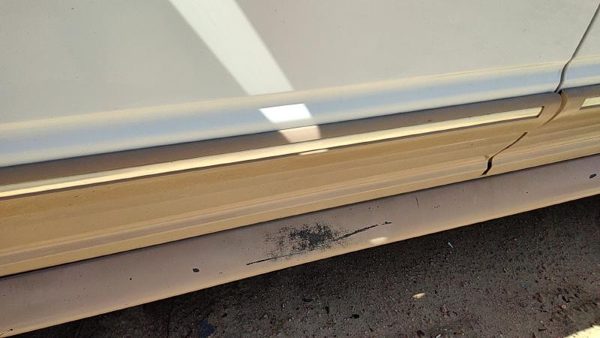 91-94 Ford Explorer Driver Left Front Moulding From Door Oem Trim Strip White — photo 5