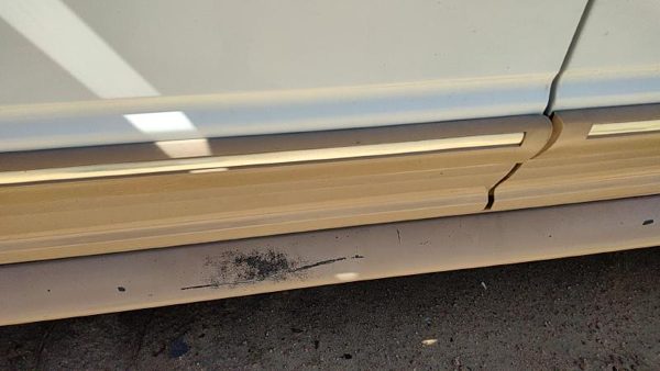 91-94 Ford Explorer Driver Left Front Moulding From Door Oem Trim Strip White — photo 8