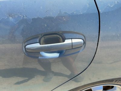 2005-2009 Toyota Prius Driver Left Rear Outside Door Handle Oem Back Blue 8S2