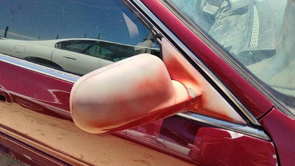 1994-1997 Honda Accord Passenger Right Side Mirror Door Mounted Oem Red 5160262 — photo 6