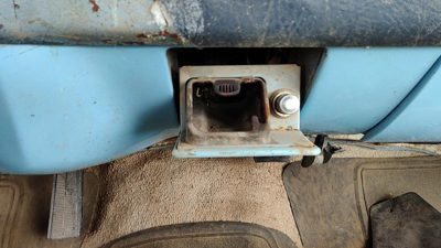 1973-1991 Chevy C10 Ash Tray Assembly Oem Slide Out Dash Blue