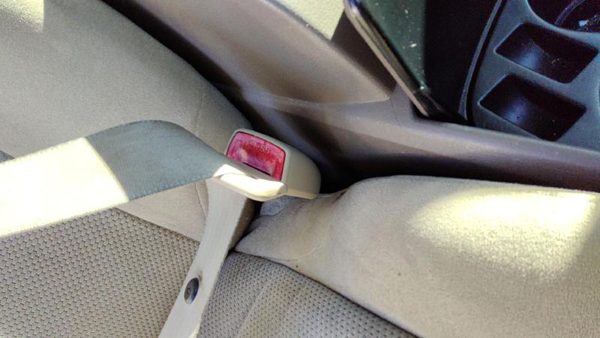 2007-2010 Nissan Altima Passenger Right Front Seat Belt Buckle Receiver Blond C — photo 5