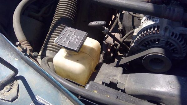 91-93 Dodge Dakota Coolant Reservoir Radiator Overflow Tank Bottle Oem 5.2L — photo 2