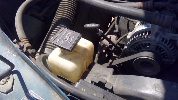 91-93 Dodge Dakota Coolant Reservoir Radiator Overflow Tank Bottle Oem 5.2L — photo 3