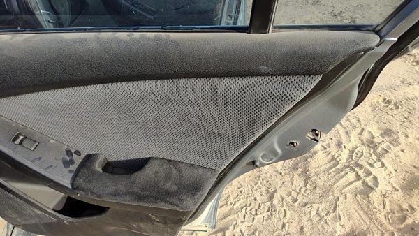 07-09 Altima Passenger Right Rear Door Trim Panel With Switches Back Charcoal G — photo 2