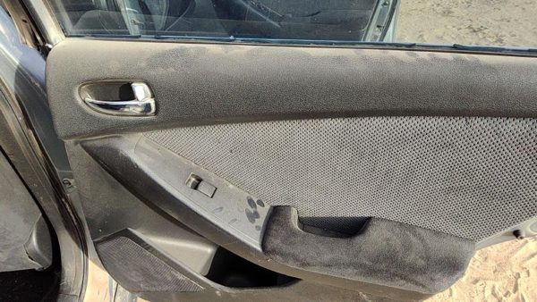 07-09 Altima Passenger Right Rear Door Trim Panel With Switches Back Charcoal G — photo 4