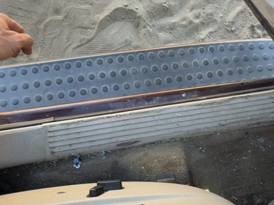 2004 Dodge Durango Driver Left Lower Sill Step Moulding Trim Panel Oem Gray Hjj1