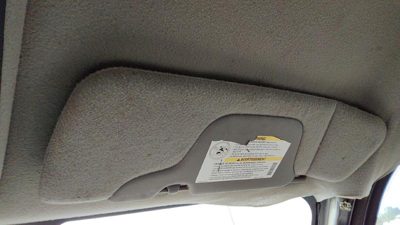 2000-2001 Gmc Sierra 2500 Passenger Right Sun Visor Oem Graphite 12D 15069546
