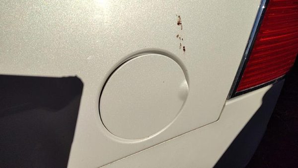 98-17 Navigator Fuel Tank Door With Hinge Gas Lid Filler Pv White Chocolate — photo 1