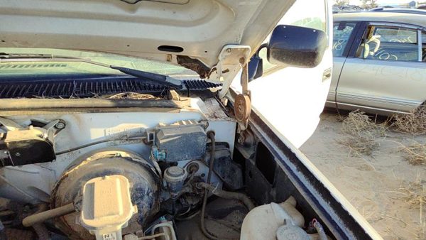 1988-1998 Gmc Sierra 2500 Driver Left Hood Hinge Oem White 15616750 — photo 2