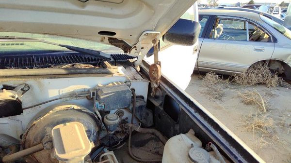 1988-1998 Gmc Sierra 2500 Driver Left Hood Hinge Oem White 15616750 — photo 3