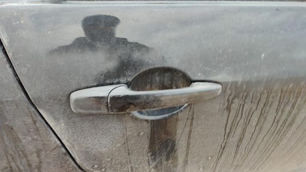 2006-2012 Ford Fusion Passenger Right Rear Outside Door Handle Oem Back Black Uh — photo 3