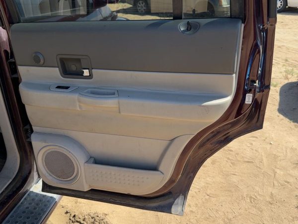 04-05 Durango Passenger Right Rear Door Trim Panel With Switches Back Gray Hjj1 — photo 1