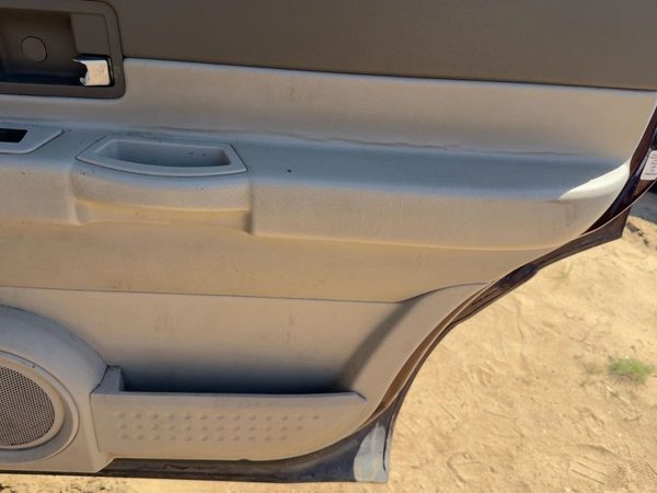 04-05 Durango Passenger Right Rear Door Trim Panel With Switches Back Gray Hjj1 — photo 3
