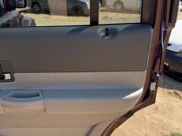 04-05 Durango Passenger Right Rear Door Trim Panel With Switches Back Gray Hjj1 — photo 2