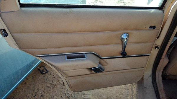 1984-1987 Ford Tempo Driver Left Rear Door Trim Panel Manual Windows Back Tan — photo 1