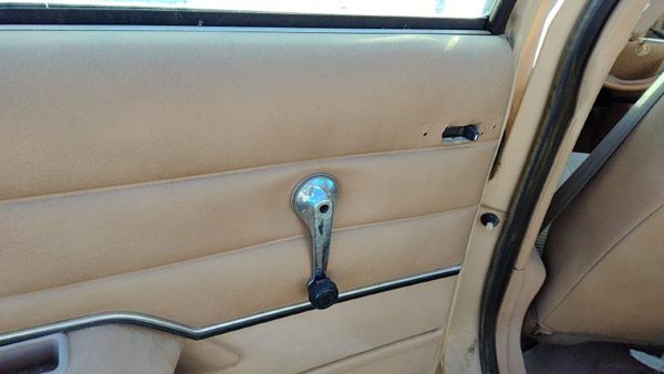 1984-1987 Ford Tempo Driver Left Rear Door Trim Panel Manual Windows Back Tan — photo 5