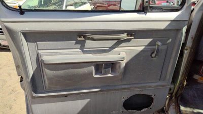 1981-1993 Dodge Ram W250 Driver Left Front Inside Door Trim Panel Only Oem Gray