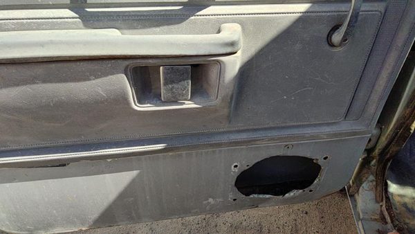 1981-1993 Dodge Ram W250 Driver Left Front Inside Door Trim Panel Only Oem Gray — photo 8