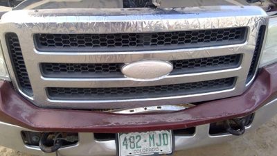2006 Ford F350 Sd Pickup Grille Super Duty Dark Red Jm