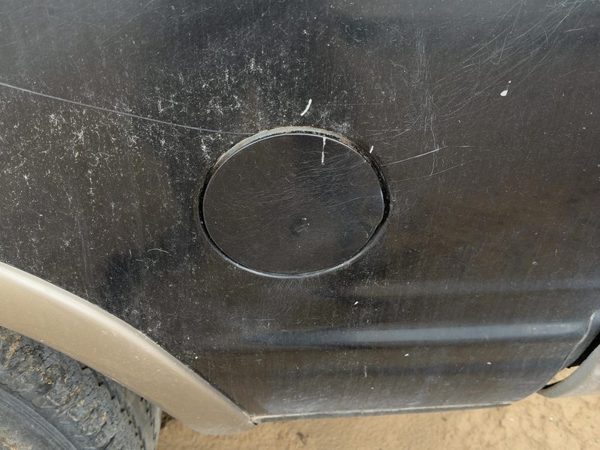 1997-2017 Ford Expedition Fuel Tank Door With Hinge Gas Lid Oem Filler Black — photo 3