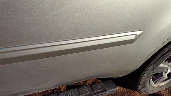 2009 Honda Pilot Driver Left Rear Moulding From Door Back Trim Strip Silver Si — photo 6