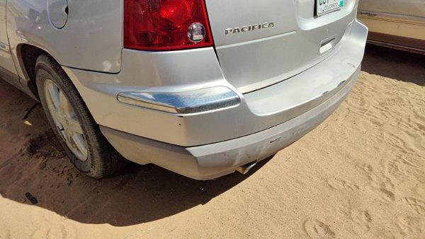 2004-2008 Chrysler Pacifica Rear Bumper Cover Assembly Oem Back Silver Ps2 — photo 6