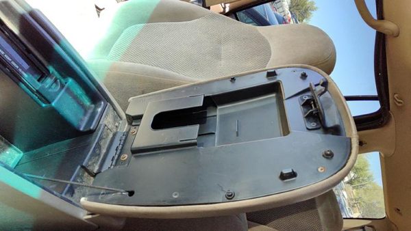 2000-2002 Ford Expedition Center Console Lid Only Oem Arm Rest Fold Down Tan Fh — photo 5