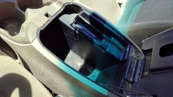 2000-2002 Ford Expedition Center Console Lid Only Oem Arm Rest Fold Down Tan Fh — photo 6