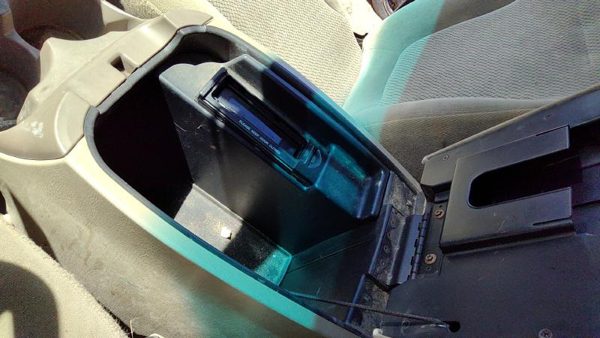 2000-2002 Ford Expedition Center Console Lid Only Oem Arm Rest Fold Down Tan Fh — photo 7