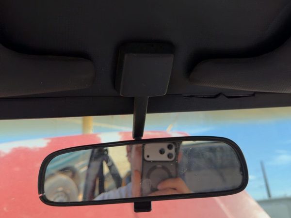 1987-1988 Toyota FX Inside Rear View Mirror OEM Windshield Mounted — photo 2