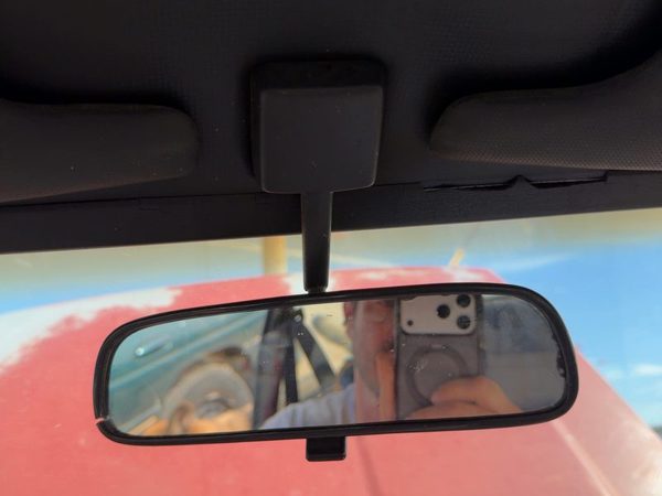 1987-1988 Toyota FX Inside Rear View Mirror OEM Windshield Mounted — photo 4