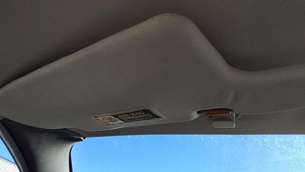 1994-1997 Ford Aspire Driver Left Sun Visor Oem Gray — photo 4