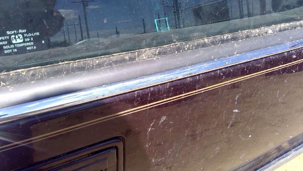 93 Cadillac Fleetwood Passenger Right Front Moulding From Door Trim Upper Chrome — photo 3
