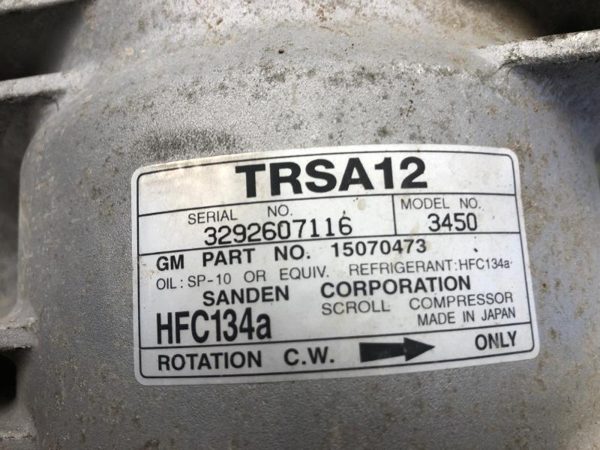 2002 GMC Envoy A/c Air Compressor AC Conditioner Pump Assembly OEM 4.2L OEM — photo 11